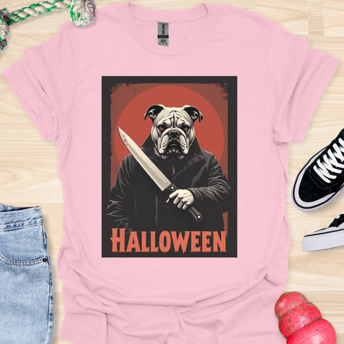 Halloween - V1 - Retro Bulldog T-Shirt
